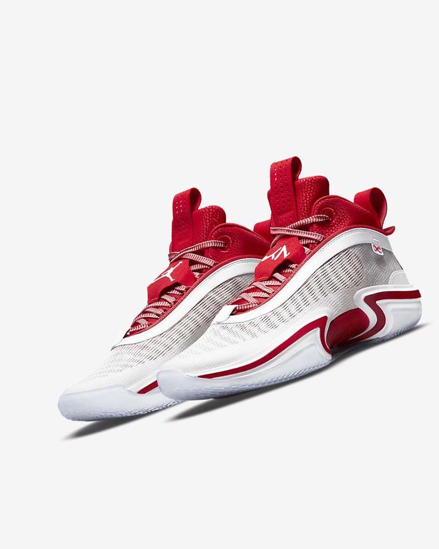 White / Red / White Men's Nike Air Jordan XXXVI SE Kia 'Global Game' Basketball Shoes | UK5047