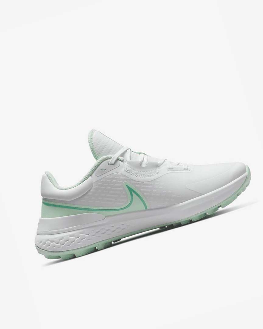 White / Turquoise / Mint Men's Nike Infinity Pro 2 Golf Shoes | UK4897