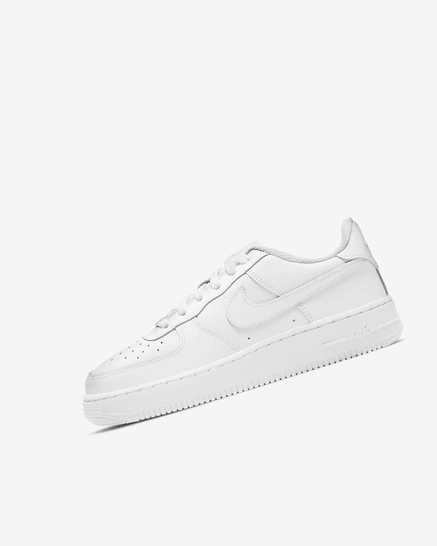 White / White Boys\' Nike Air Force 1 LE Sneakers | UK3108