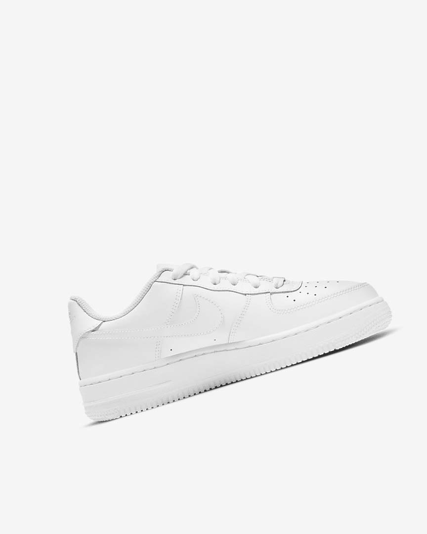 White / White Girls' Nike Air Force 1 LE Sneakers | UK5005