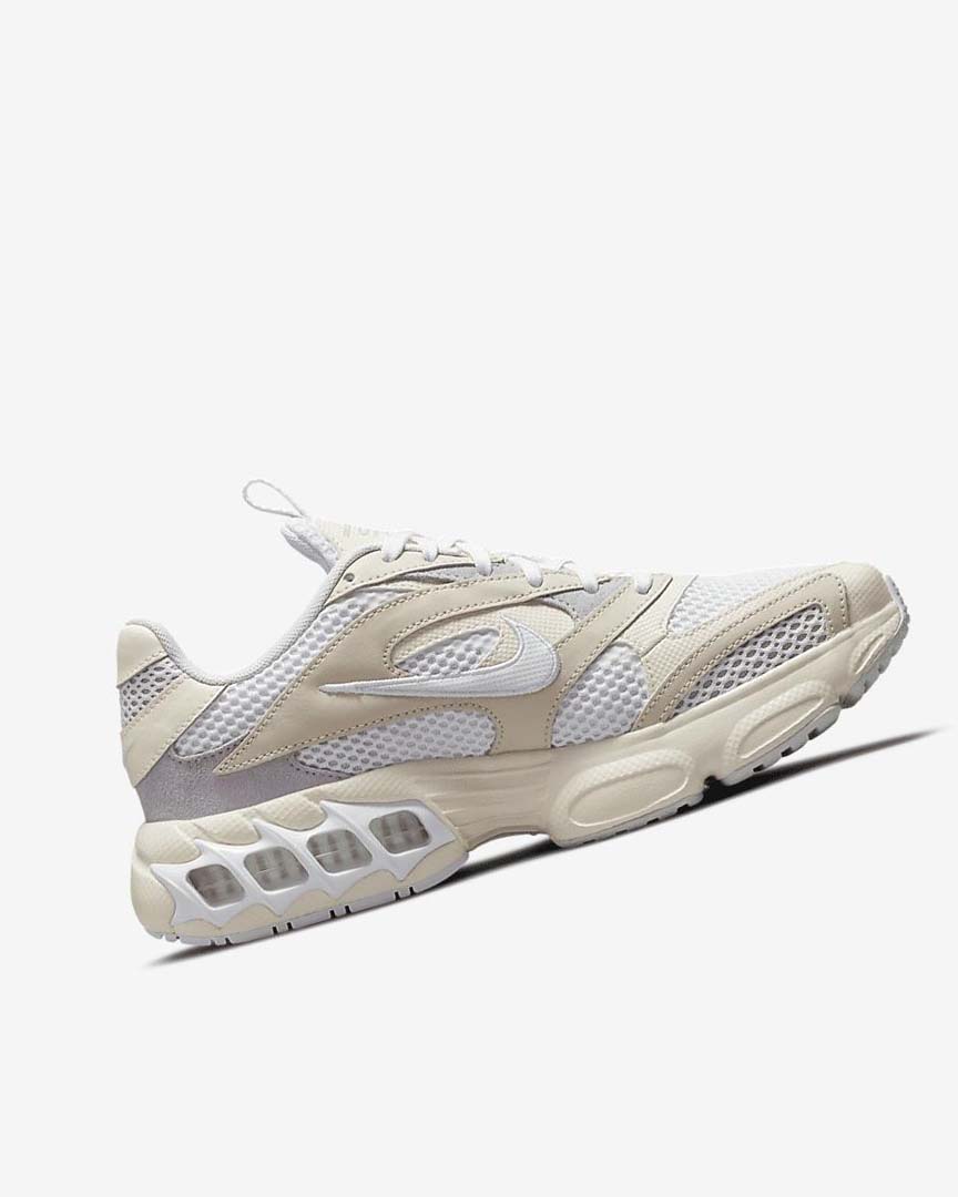 White / White / Purple / White Women's Nike Zoom Air Fire Sneakers | UK3221