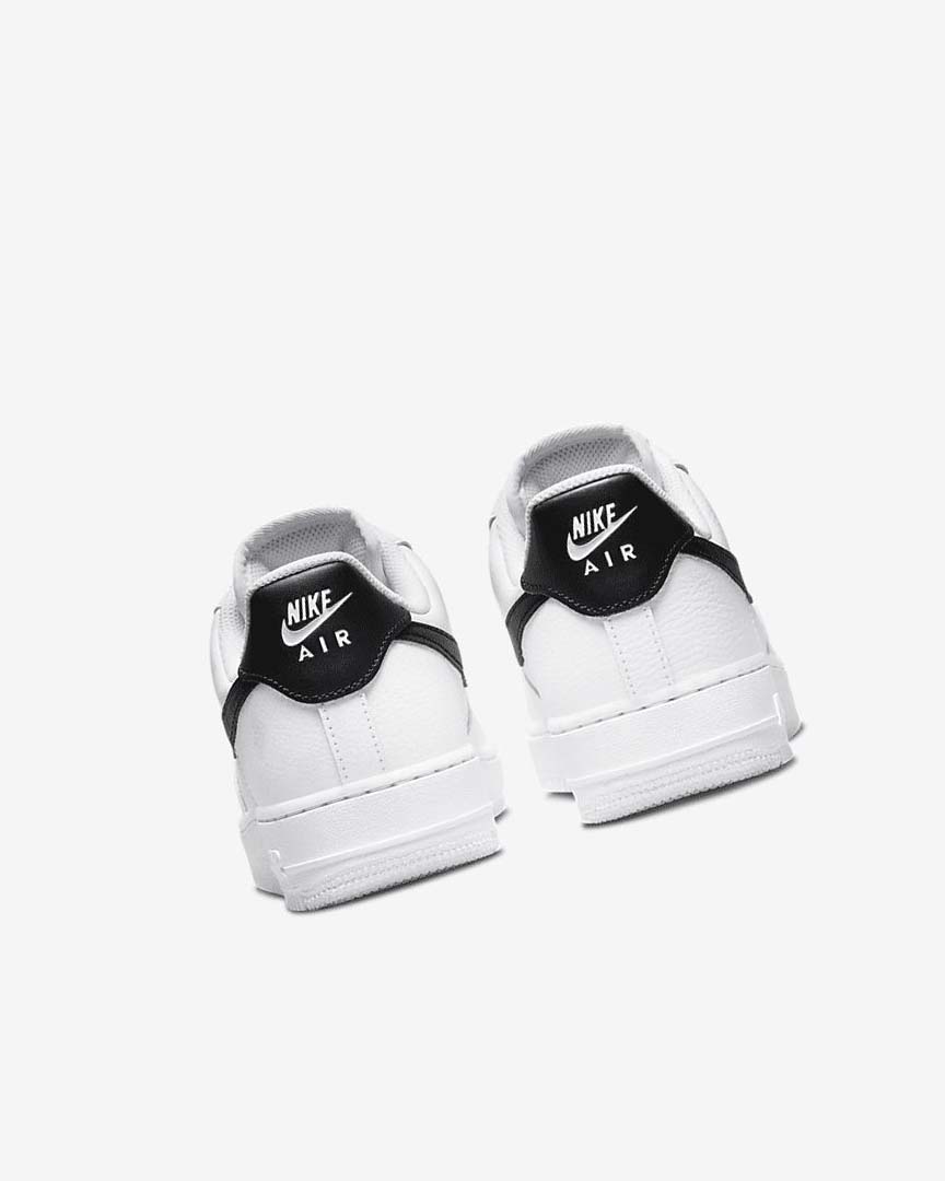 White / White / White / Black Women's Nike Air Force 1 '07 Sneakers | UK2935