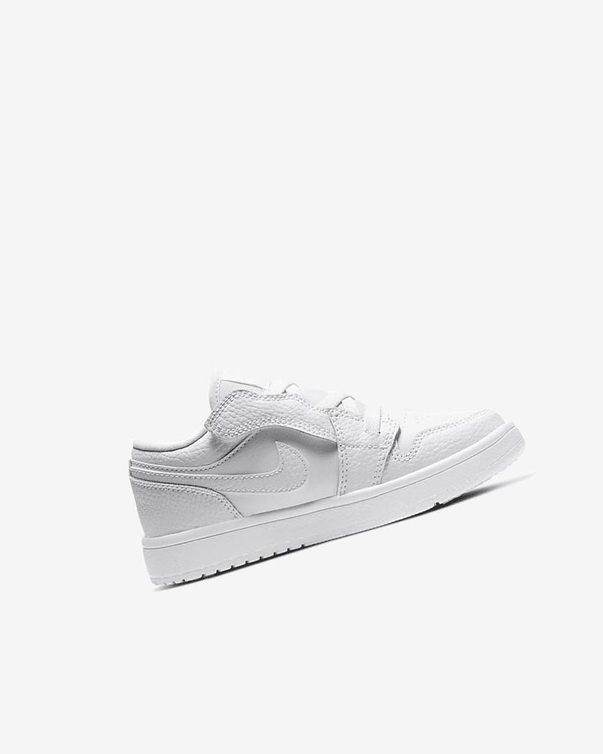 White / White / White Boys' Nike Jordan 1 Low Alt Shoes | UK5121