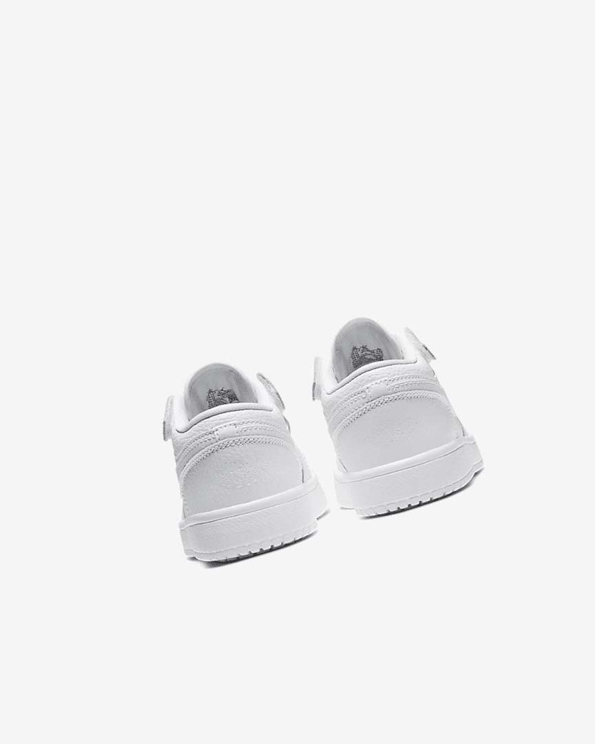 White / White / White Boys' Nike Jordan 1 Low Alt Shoes | UK5121