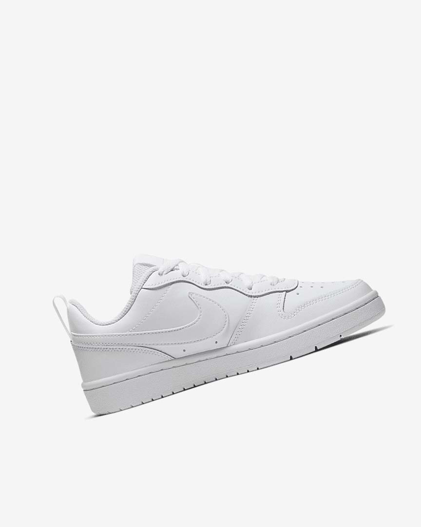 White / White / White Girls' Nike Court Borough Low 2 Shoes | UK3030