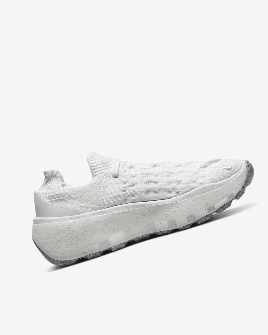 White / White / White / Platinum Women's Nike Space Hippie 04 Sneakers | UK5115