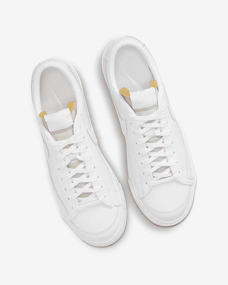 White / White / White / White Women's Nike Blazer Low '77 Sneakers | UK4759