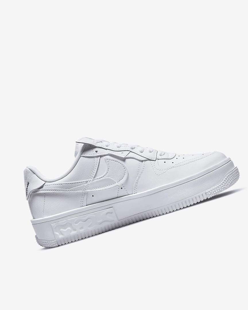 White / White / White / White Women's Nike Air Force 1 Fontanka Sneakers | UK4886