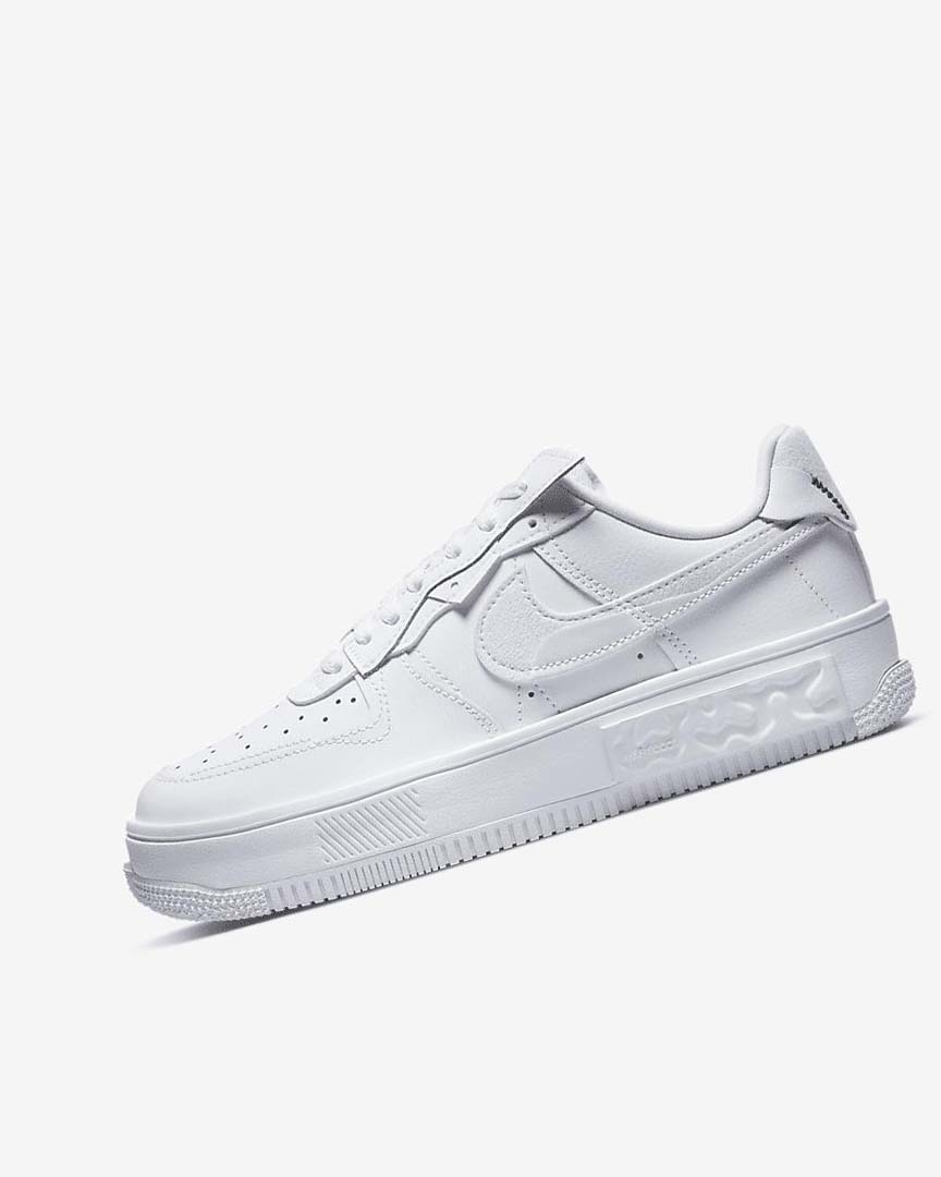 White / White / White / White Women\'s Nike Air Force 1 Fontanka Sneakers | UK4886