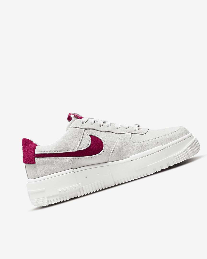 White / White / White Women's Nike Air Force 1 Pixel Sneakers | UK5196