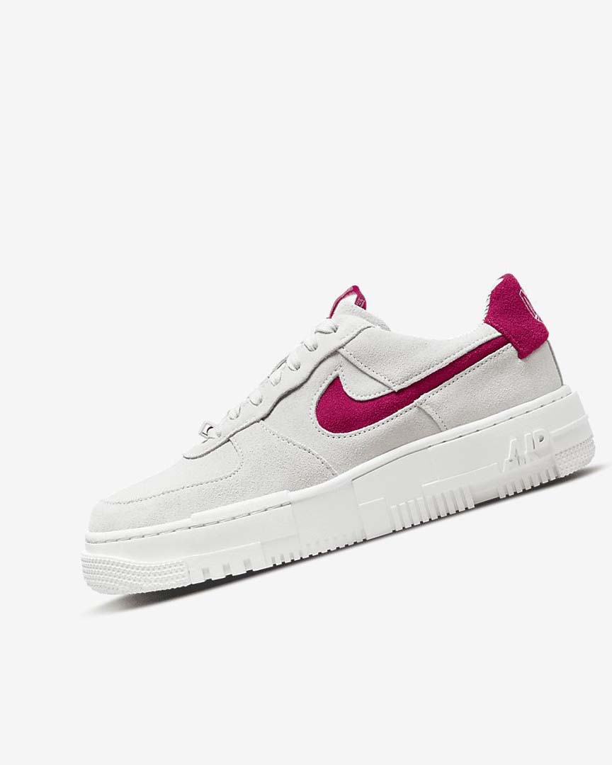 White / White / White Women\'s Nike Air Force 1 Pixel Sneakers | UK5196