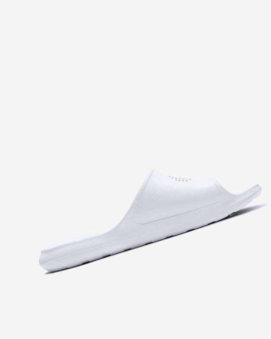 White / White / White Women's Nike Victori One Slides | UK2808