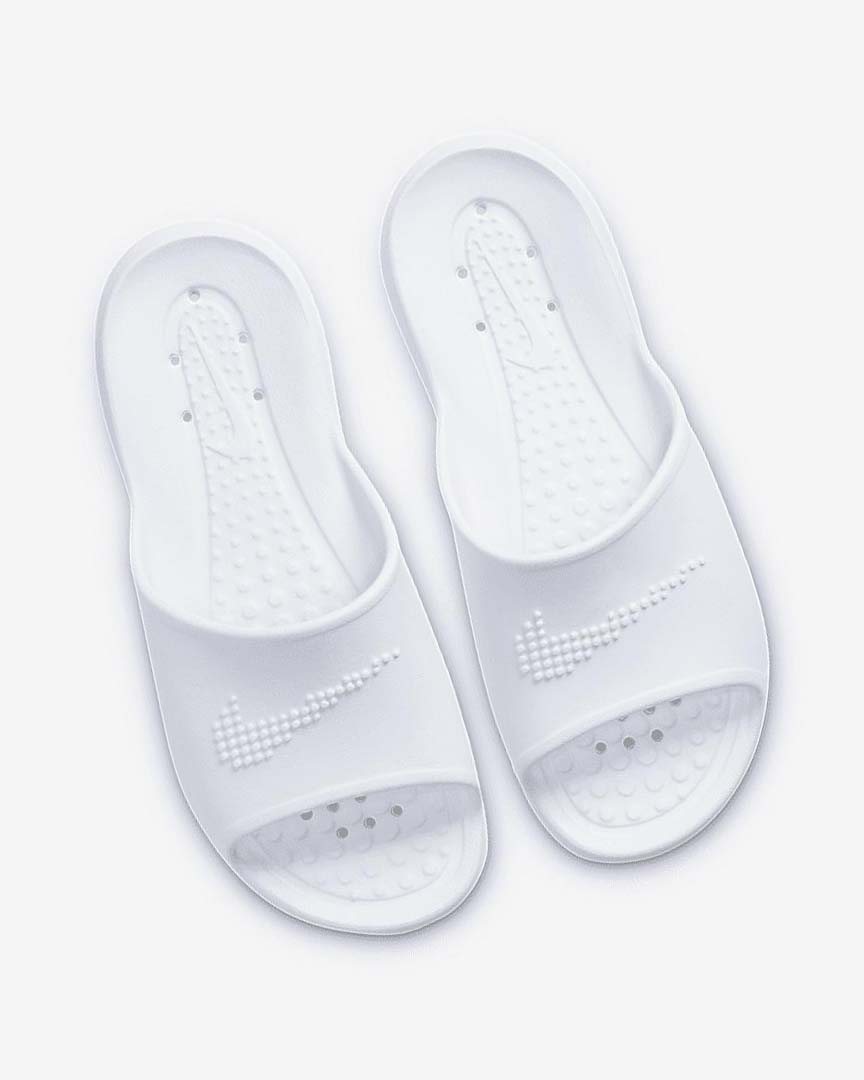 White / White / White Women's Nike Victori One Slides | UK2808