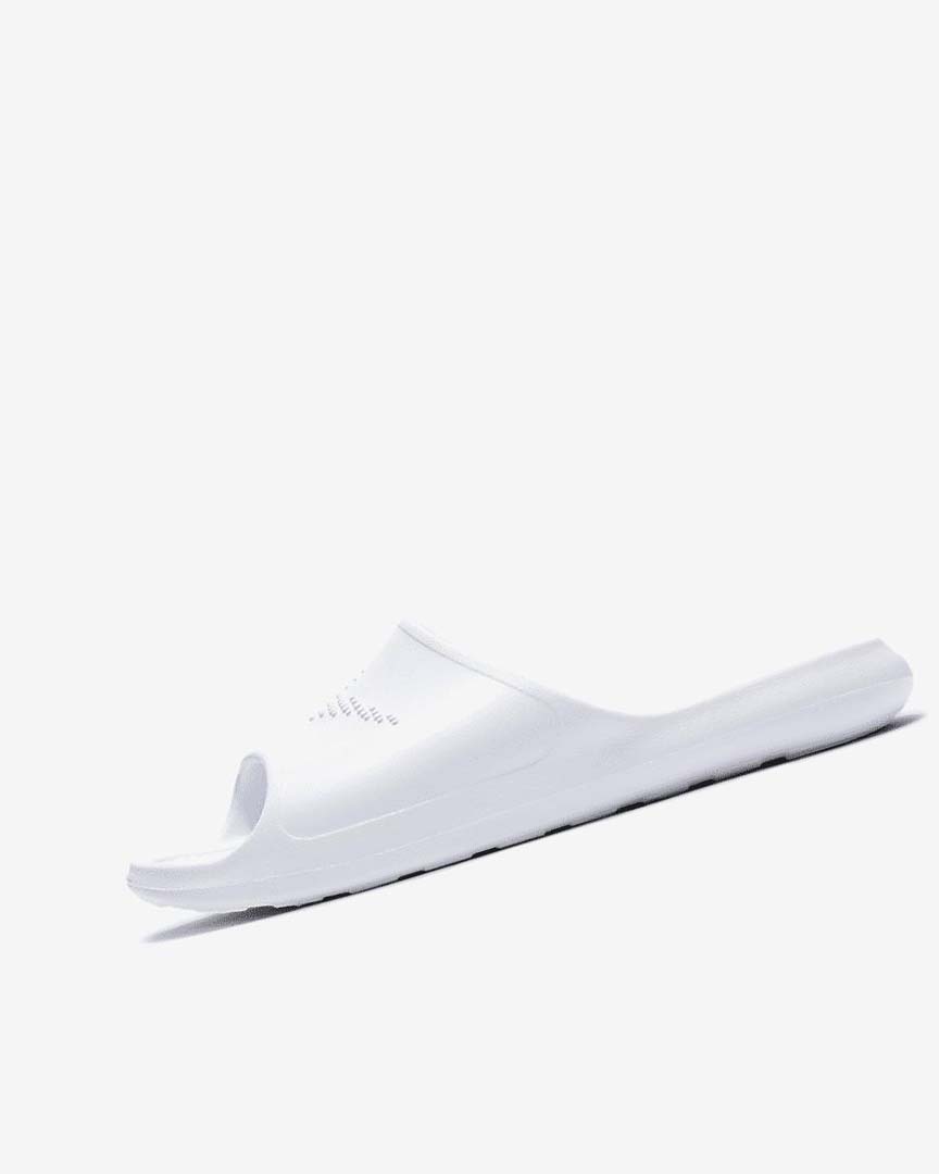 White / White / White Women\'s Nike Victori One Slides | UK2808