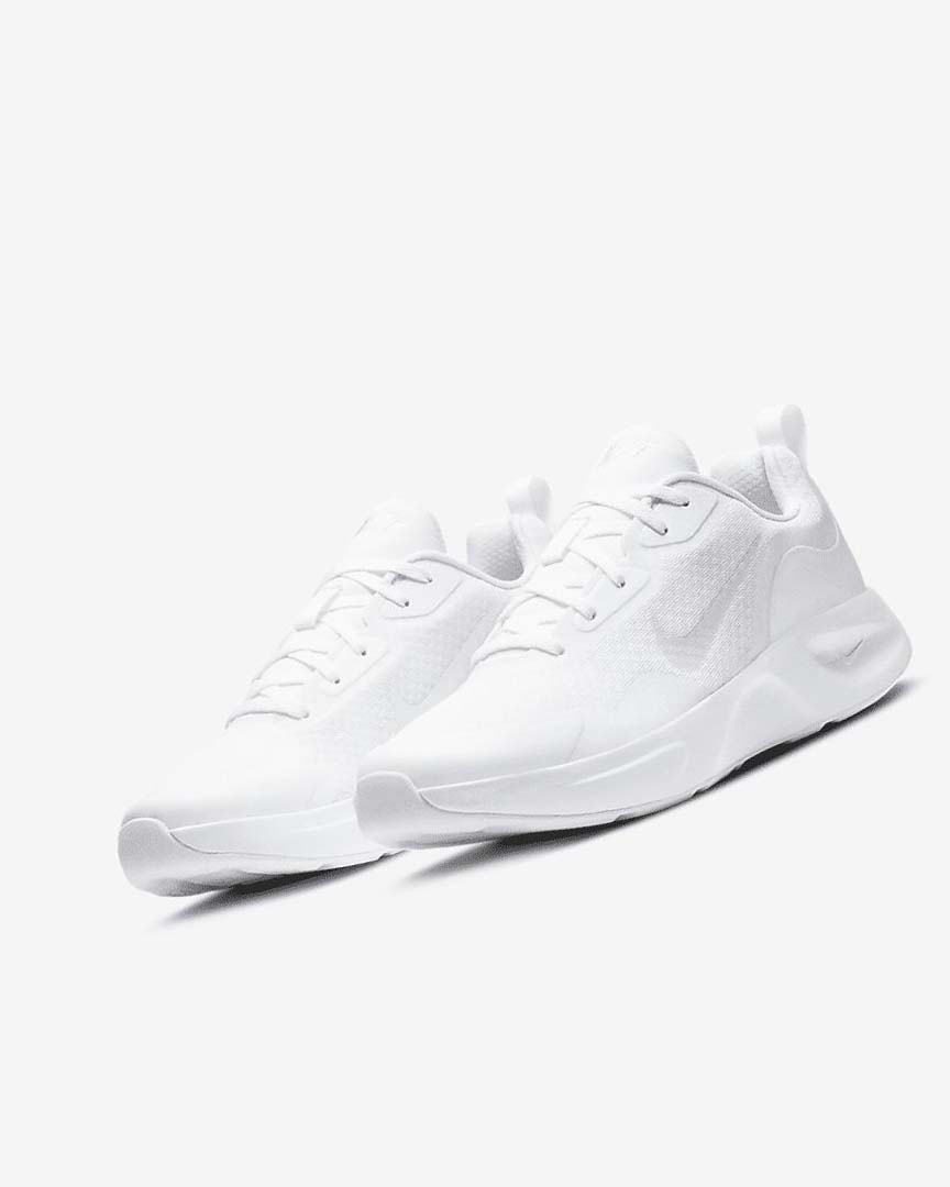 White / White / White Women's Nike Wearallday Sneakers | UK2677