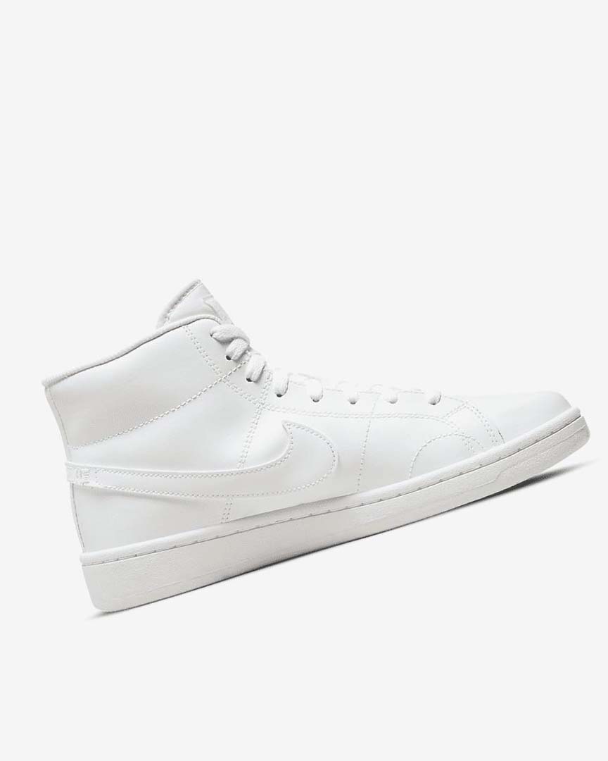 White / White Women's Nike Court Royale 2 Mid Sneakers | UK4771