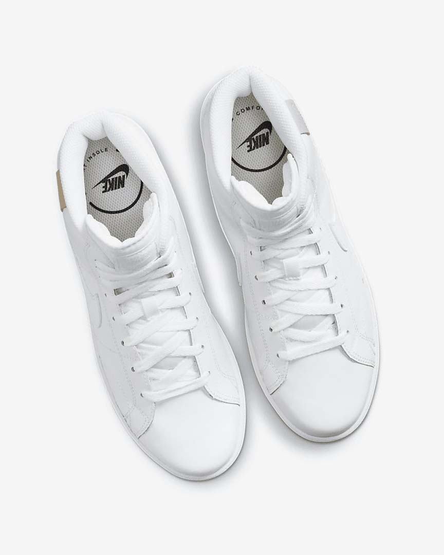 White / White Women's Nike Court Royale 2 Mid Sneakers | UK4771