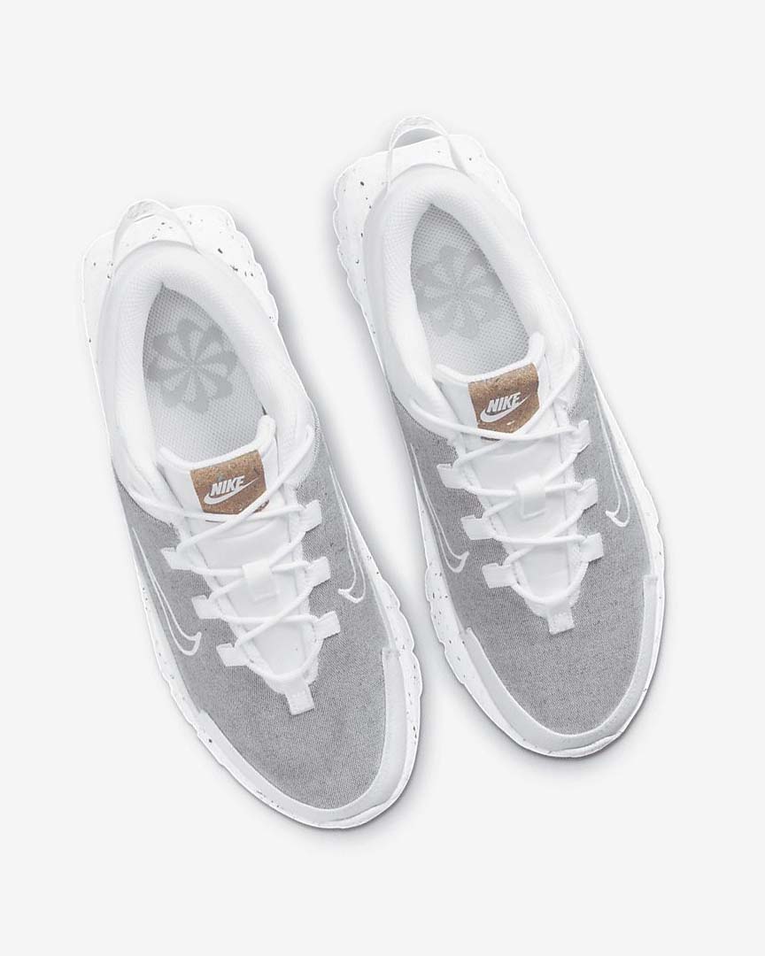 White / White Women's Nike Crater Remixa Sneakers | UK2355