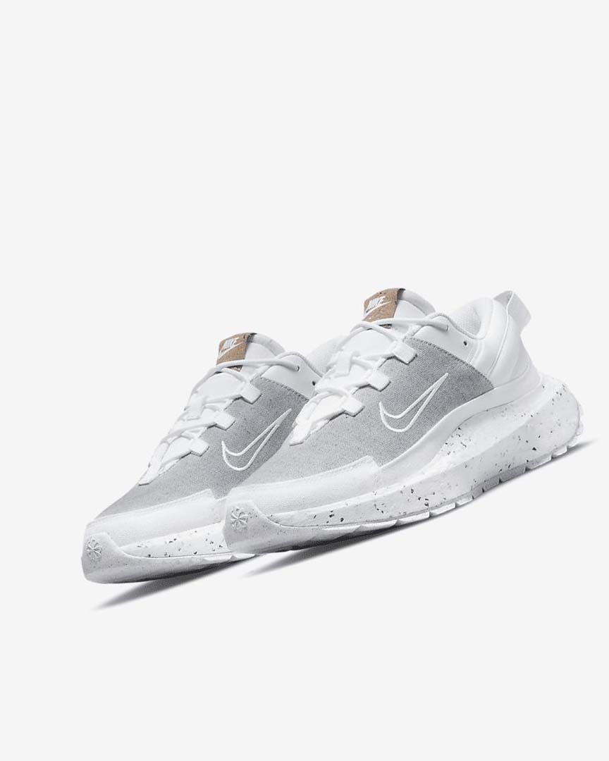 White / White Women's Nike Crater Remixa Sneakers | UK2355