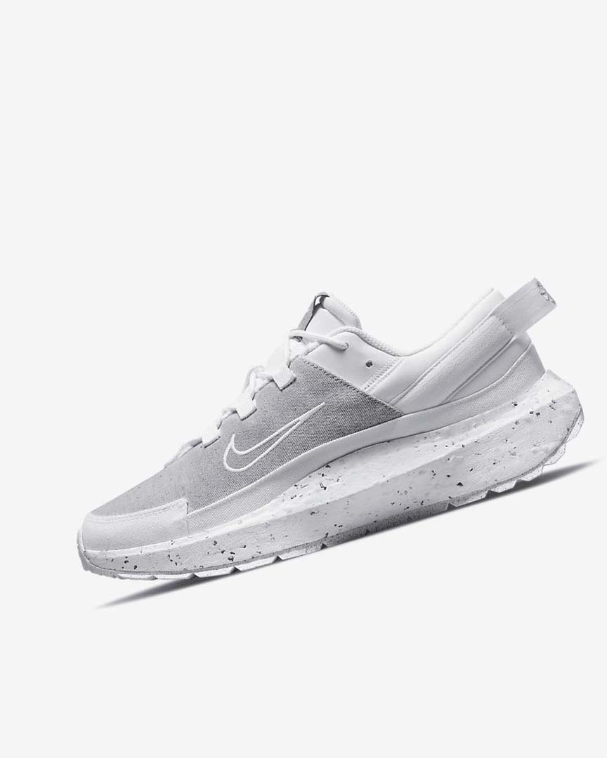 White / White Women\'s Nike Crater Remixa Sneakers | UK2355