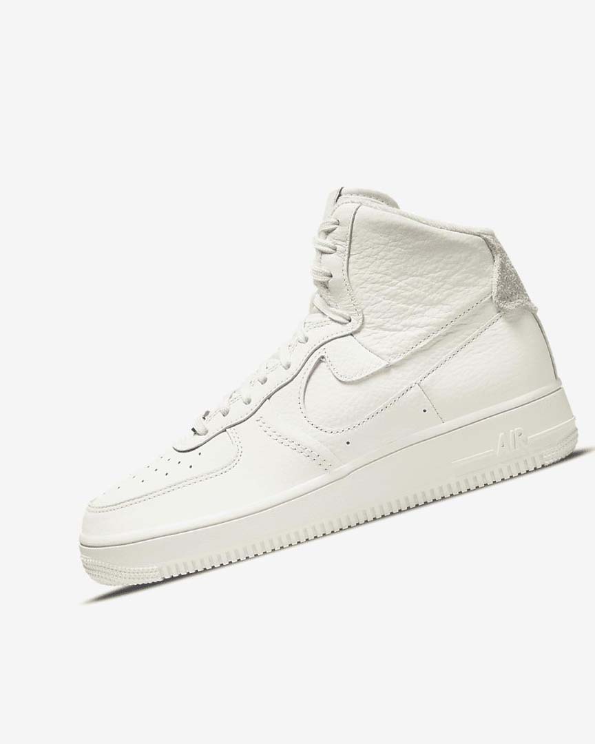 White Women\'s Nike Air Force 1 Sculpt Sneakers | UK4666