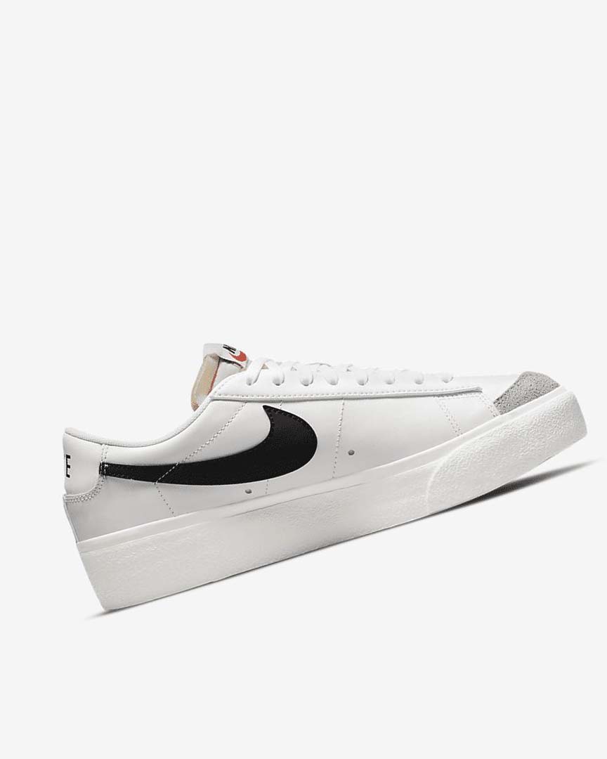 White Women's Nike Blazer Low Platform Sneakers | UK2760