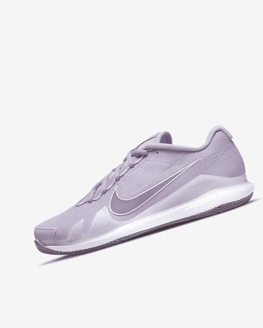 White Women\'s Nike Court Air Zoom Vapor Pro Tennis Shoes | UK4519