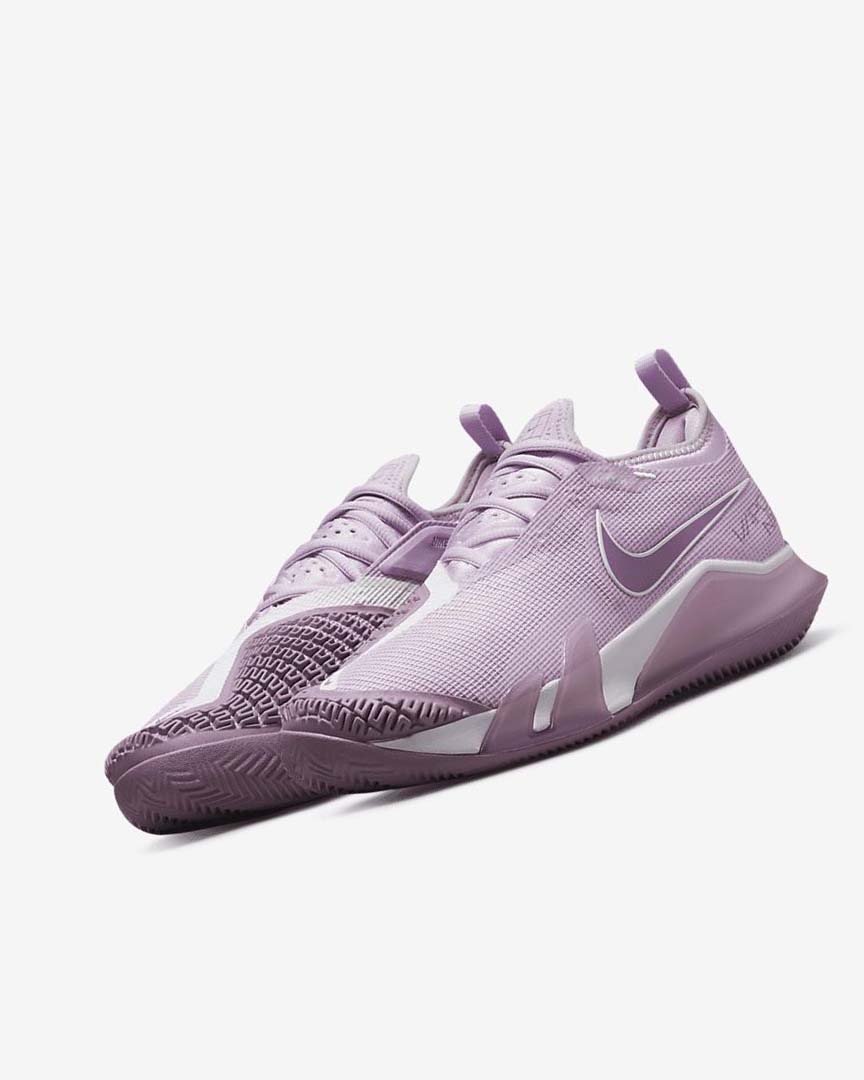 White Women's Nike Court React Vapor NXT Tennis Shoes | UK2591