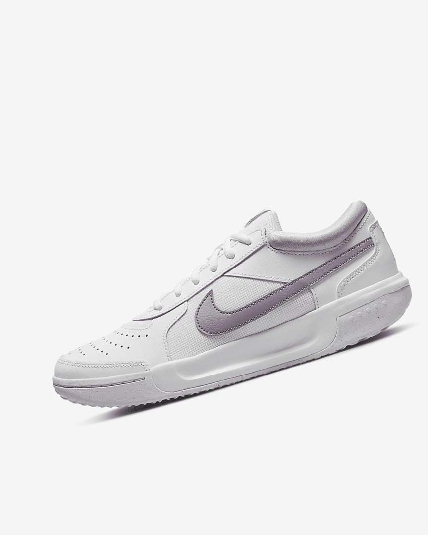 White Women\'s Nike Court Zoom Lite 3 Tennis Shoes | UK1131