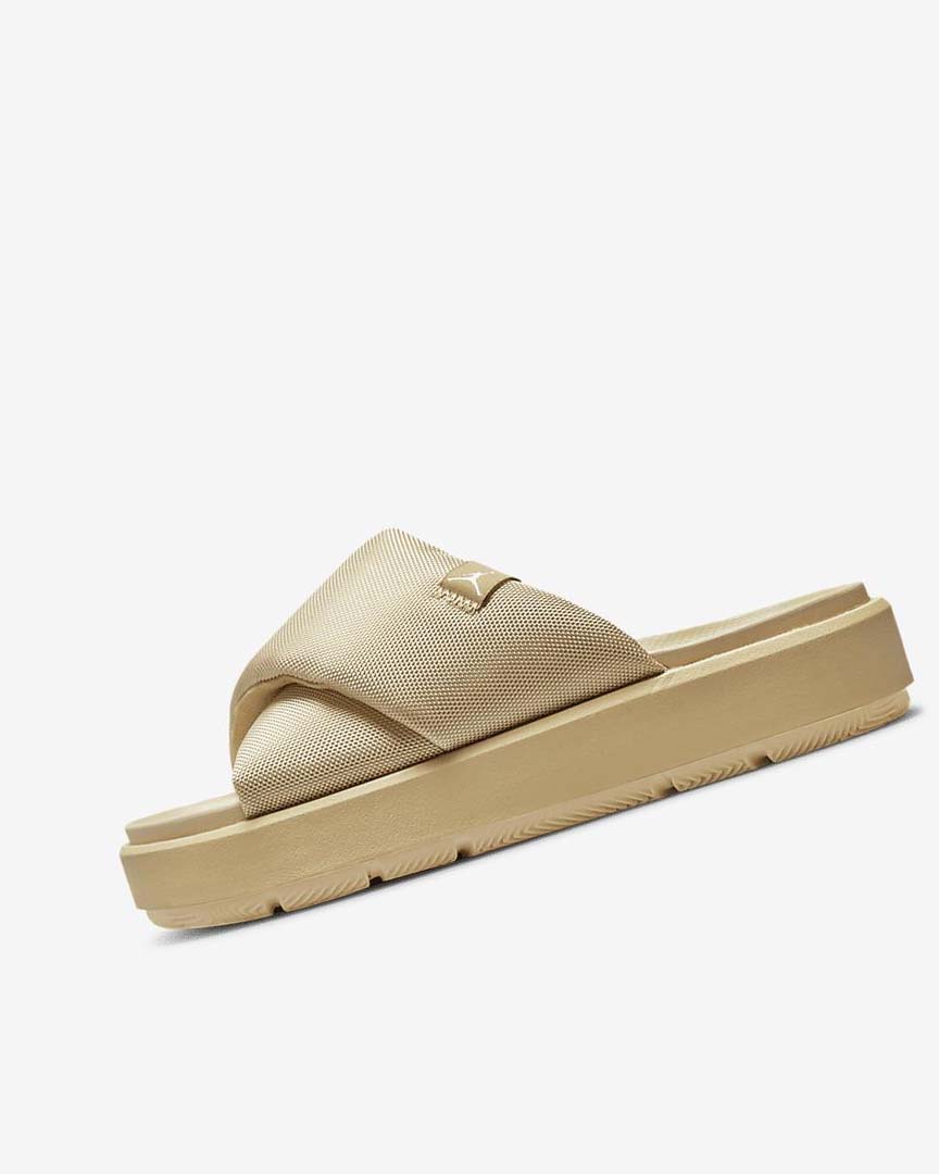 White Women\'s Nike Jordan Sophia Slides | UK2601