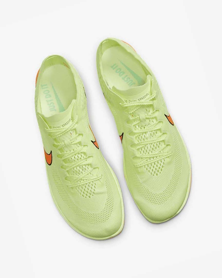 Yellow / Orange / Turquoise Men's Nike ZoomX Dragonfly Spikes | UK3238