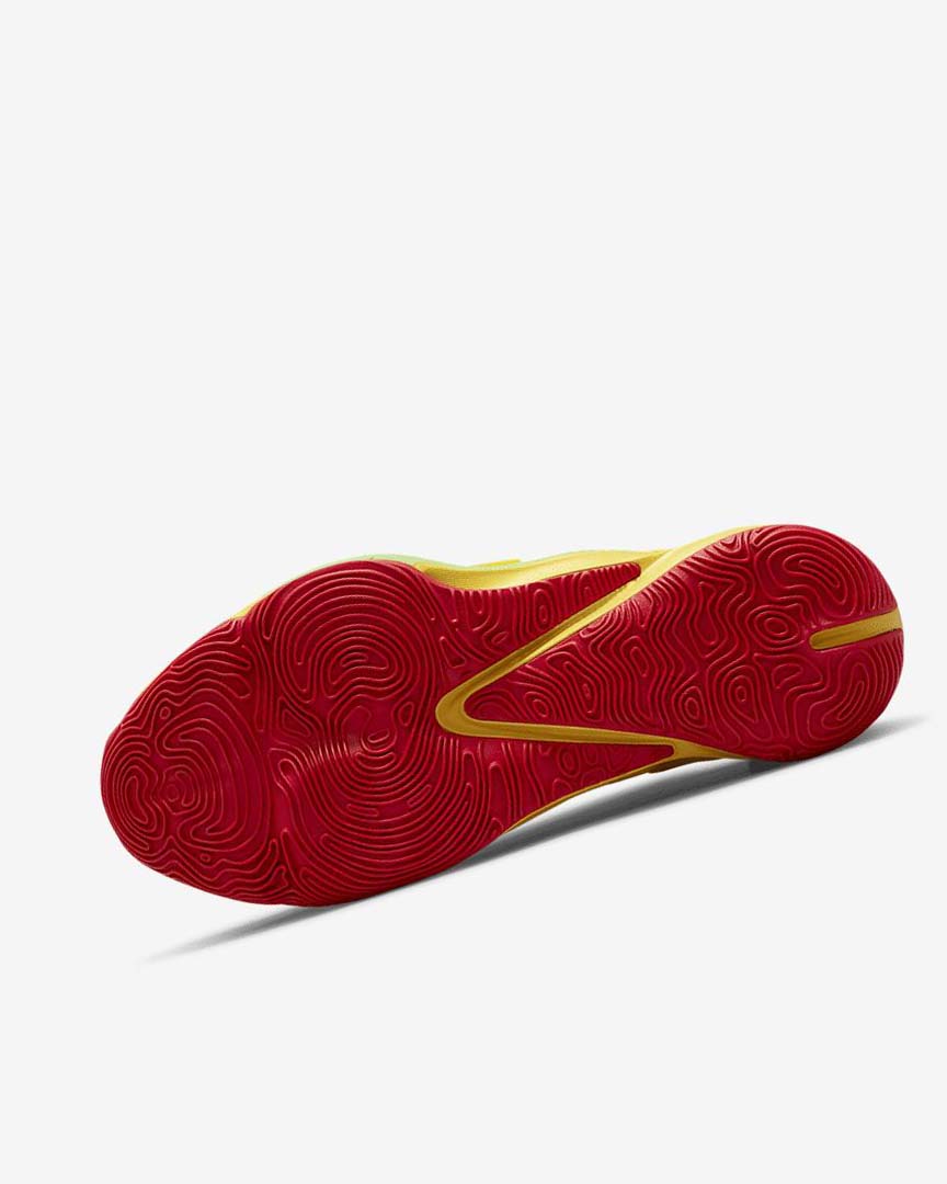 Yellow / White / Red / Black Women's Nike Zoom Freak 3 Basketball Shoes | UK2716